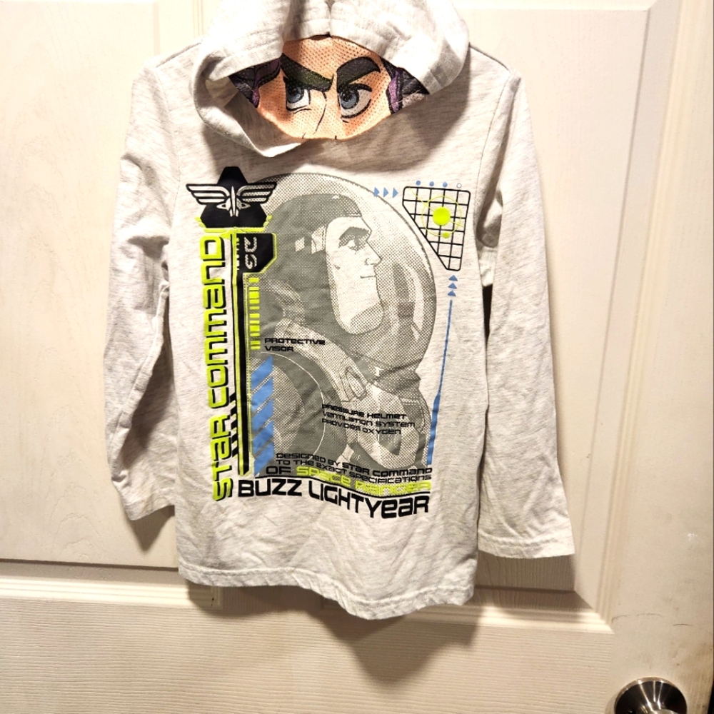 Disney Gray Graphic Hoodie Sweatshirt